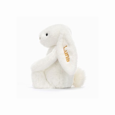 Jellycat Bashful Luxe Bunny Luna Medium USA | 95172NDFL